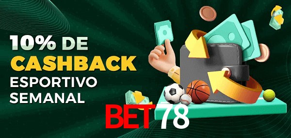 10% de bônus de cashback na Bet78